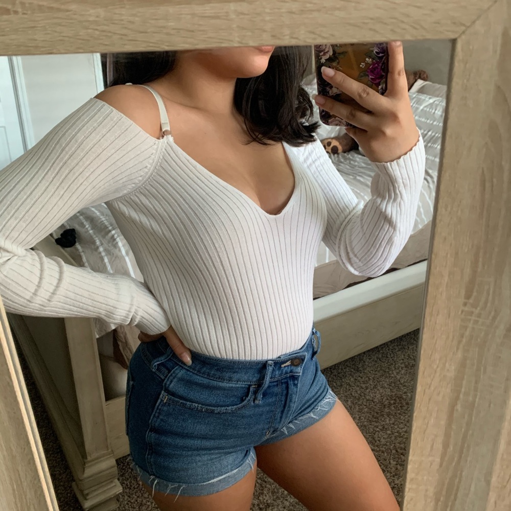 Off the shoulder bodysuit